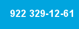 922 329-12-61 922 329-12-61